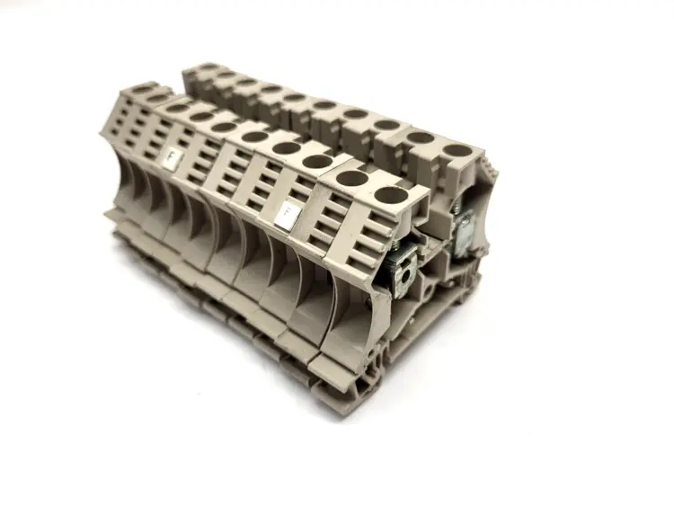 Used WEIDMÜLLER FEED-THROUGH TERMINAL BLOCK 57A 1000V WDU 10 LOT OF 10 Terminal Blocks | Maverick Industrial Sales #1101585