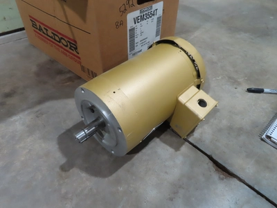 new surplus 1.5 hp Baldor Electric Motor, 1750 rpm, qty. 2