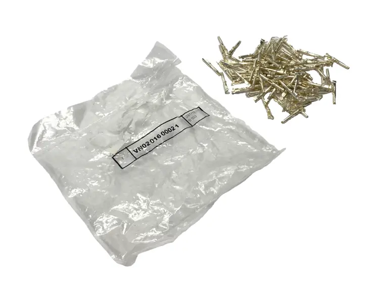 New | in-Stock Amphenol Silver Terminal Crimp Contacts 1.6mm Size LOT OF 100 Electrical Fittings Michigan US | Maverick Industrial Sales #1456813