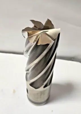 Niagara Cutter End Mill HSS 79343 HSCO 6 Flute M-42 CC Combo Shank USA New 2"
