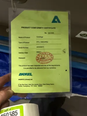 2022 ANDRITZ D7LLC60CHFPE2 Centrifuge - Decanter | Perry Equipment (7)