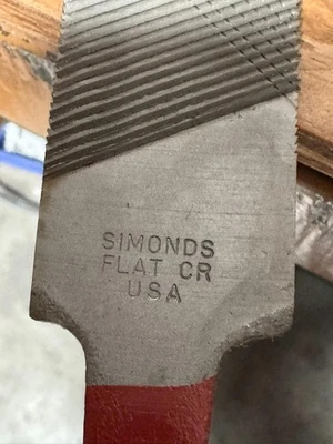 5 Pcs Simonds 14” Flat Coarse File 73-237500 New USA