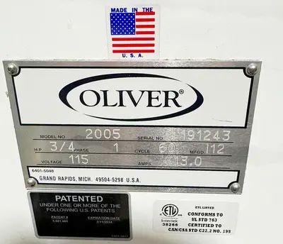 USED OLIVER 2500