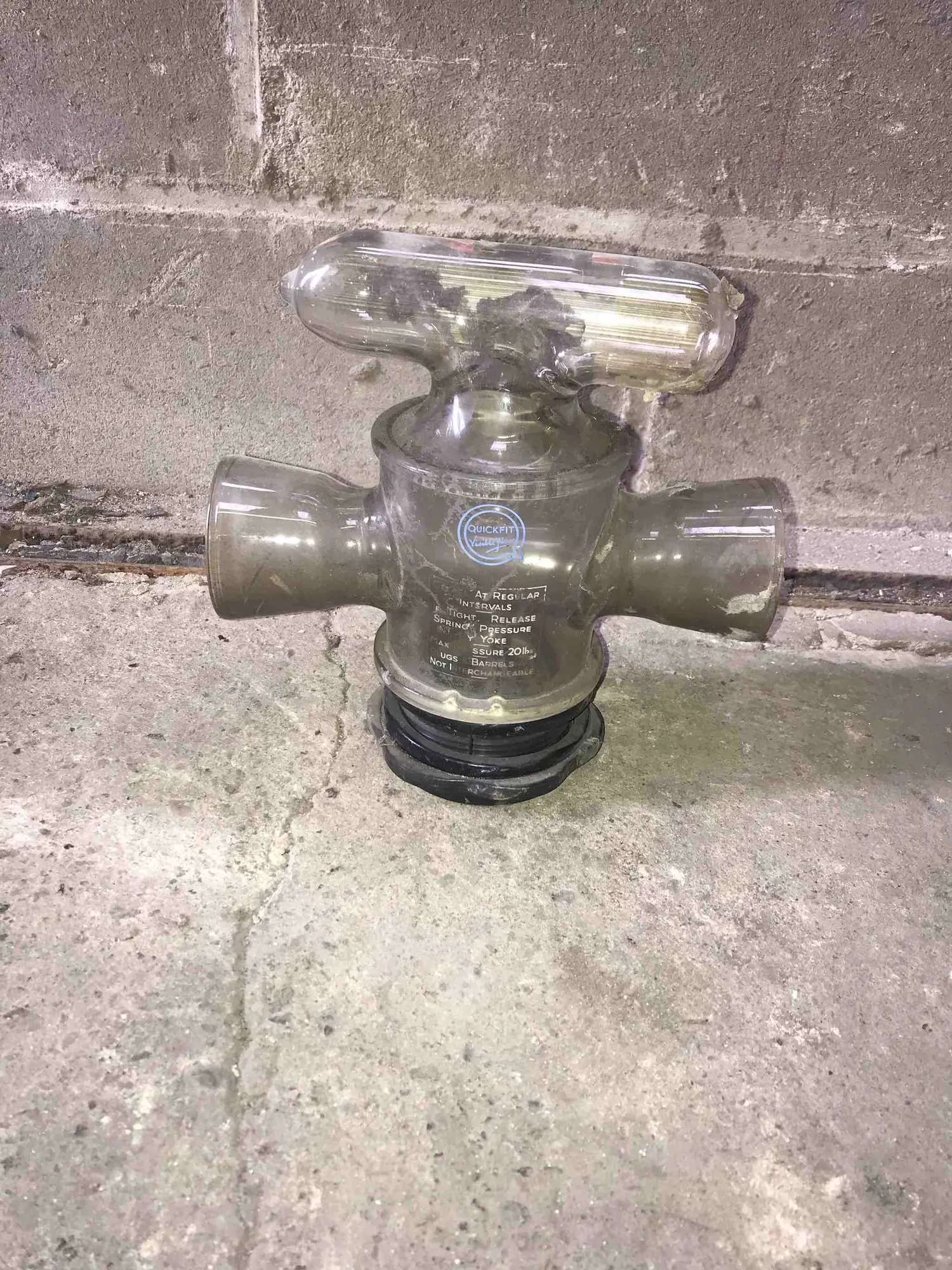 50mm Dia QVF TS Stopcocks - Reduced Bore; TS 2/1.5/2