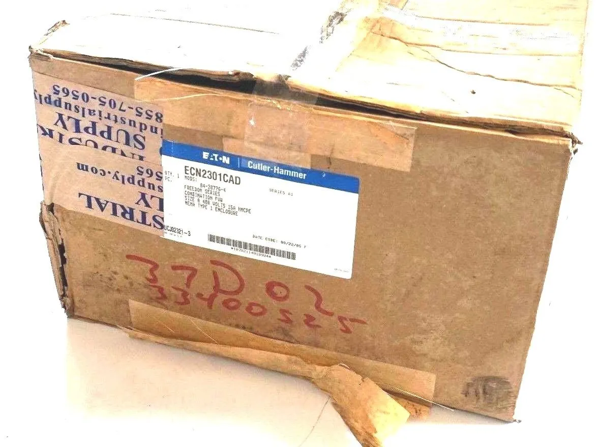 NEW EATON / CUTLER HAMMER ECN2301CAD COMBINATION MOTOR CONTROLLER STARTER