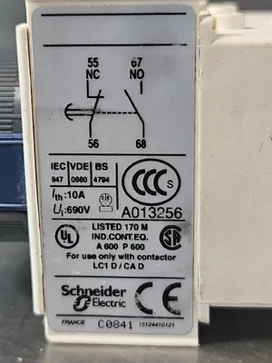 Telemecanique LADT2 Time Delay Block 0.1-30s loc4B11
