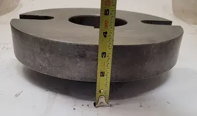 12" FACE PLATE W/ L-2 MOUNT (OVERALL DIAMETER: 12", CENTER HOLE OD: 7.75", CENTER HOLE ID: 5.25")