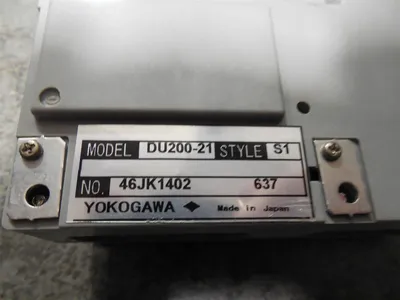 Yokogawa DU200-21 Darwin DCV/TC Input Module Style S1 w/o Covers Used