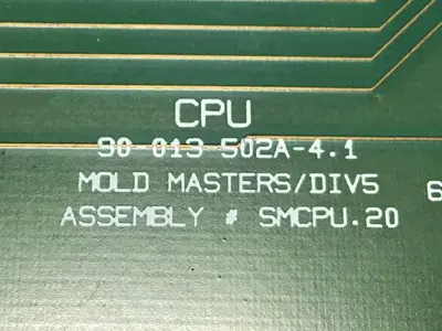 USED MOLD MASTER 90-013-502A-4.1