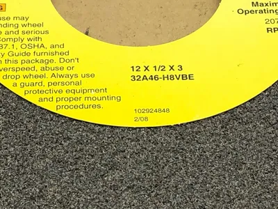 NEW NORTON GRINDING WHEEL