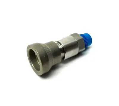 USED SWAGELOK STAINLESS STEEL QUICK-CONNECT BODY, 1/8" MALE NPT