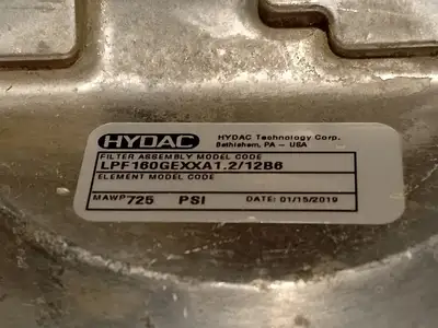 NEW 2019 HYDAC LPFW/HC160GE25A1.2/12B6