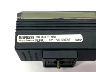 USED BÜRKERT ELECTRONIC VALVE SWITCH 4-20MA 1094 24VDC