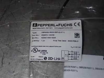 USED PEPPERL AND FUCHS OBR25MR2002EPIOV1L