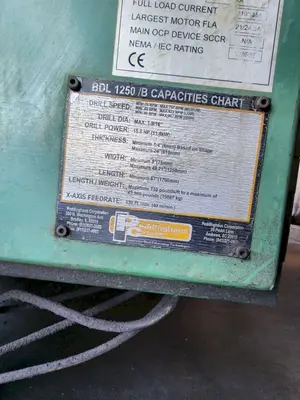 PEDDINGHAUS BDL-1250/9B BEAM LINE WITH MEBA 1270GP SAW
