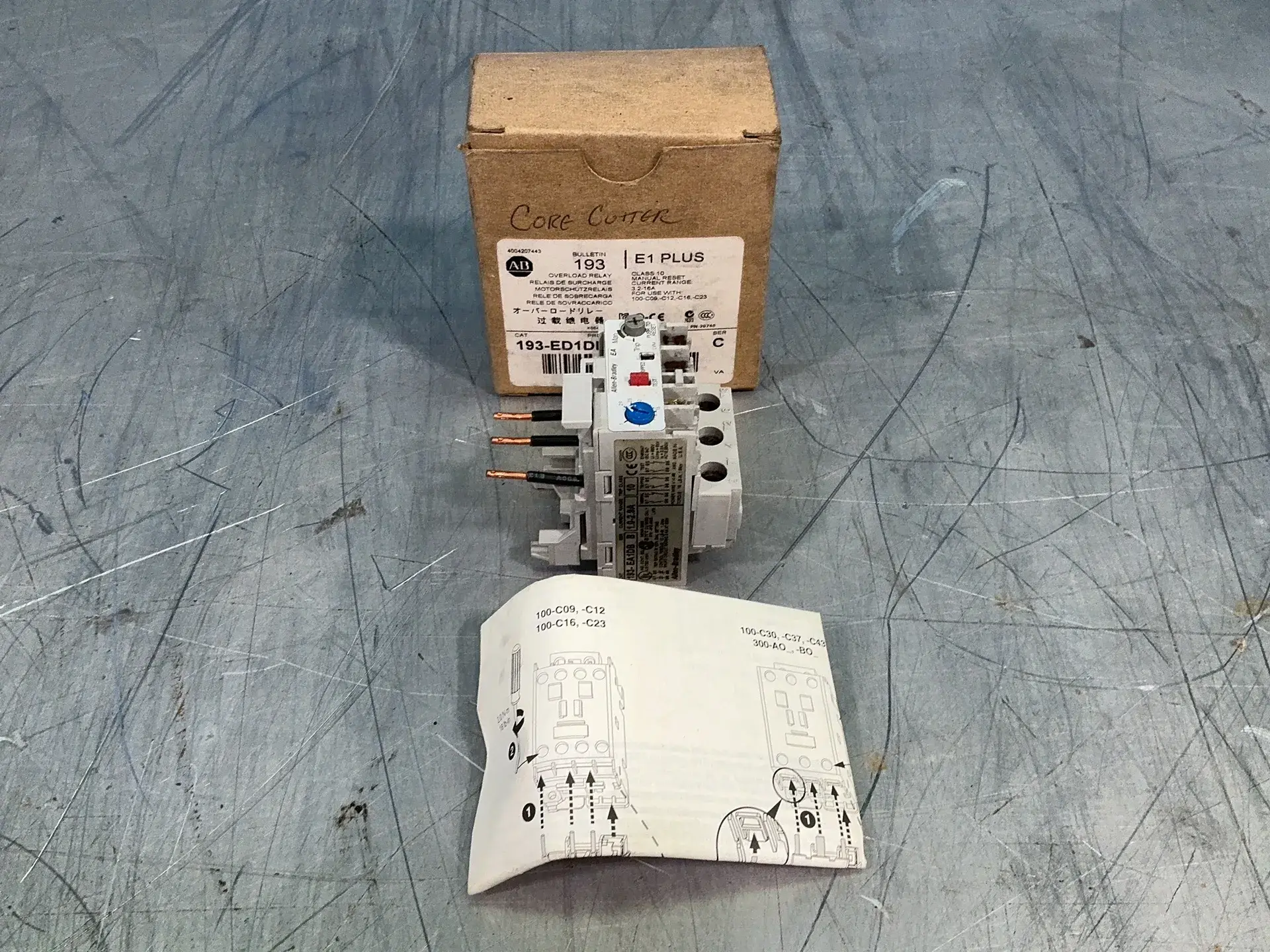 Used ALLENBRADLEY 193EA1DB Relays & Switches Ohio US | HGR 24 #1518459
