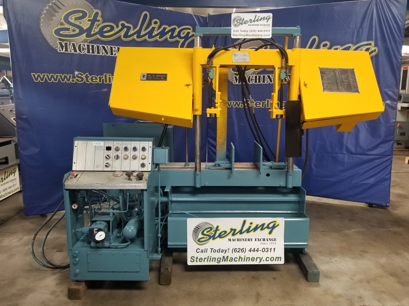 Used W.F. WELLS F-15 Horizontal Band Saws California US | Sterling Machinery Exchange #1465875