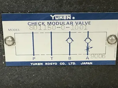 Used YUKEN SD1150-0-1001 Valves/Fittings Michigan US | Ideal Machinery #1252276