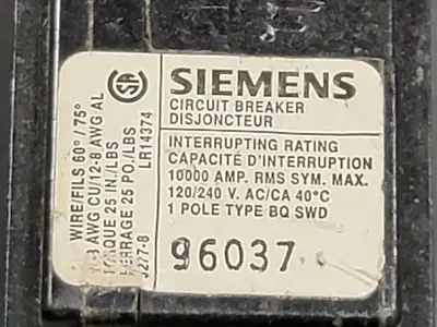 USED SIEMENS BQSWD115