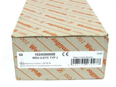 NEW WEIDMULLER 1024300000 T06W-002-102430 WDU-2 .5