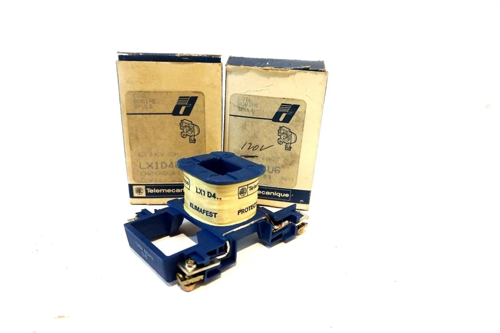 2 NEW TELEMECANIQUE LX1-D4U6 COIL LX1D4U6