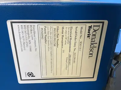 Used DONALDSON TORIT WSO 101 Dust Collectors Ohio US | HGR 24 #1309948