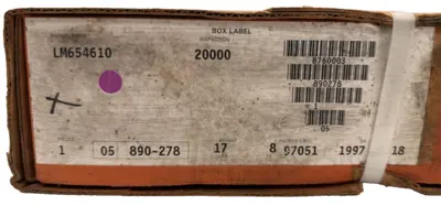 NEW TIMKEN LM654610