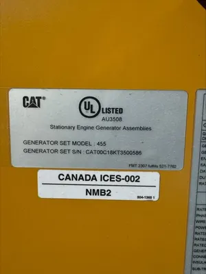 New | in-Stock CATERPILLAR C18 Generators Texas US | Apollo Electric #1514387