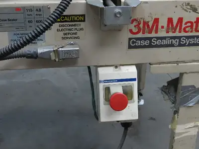 3M-Matic 12A Carton Sealer Adjustable Case Sealing System 115V Top Taper
