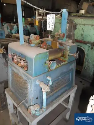 USED Keith Machinery Corp 4" X 8" KEITH THREE ROLL MILL