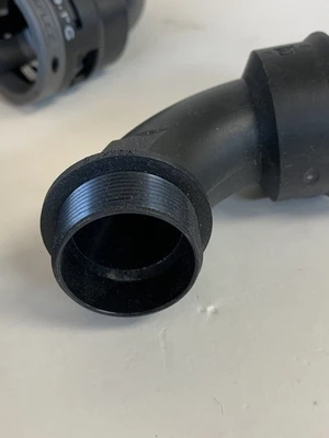1”NPT Male Black Hard Nylon Elbow  Liquid Tight Connector For Moltec NMPType C