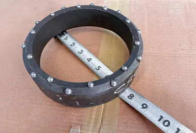 Used AFTERMARKET 6" DUAL ROTARY CASING SHOE – 20 DOMED BUTTONS ASSEMBLY- EXTRA HEAVY DUTY Drilling Attachments Pennsylvania US | East West Machinery & Drilling #1418098