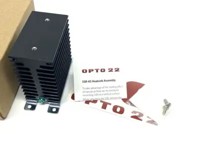 USED OPTO 22 HEATSINK BLOCK ASSEMBLY, FOR SOLID STATE RELAY