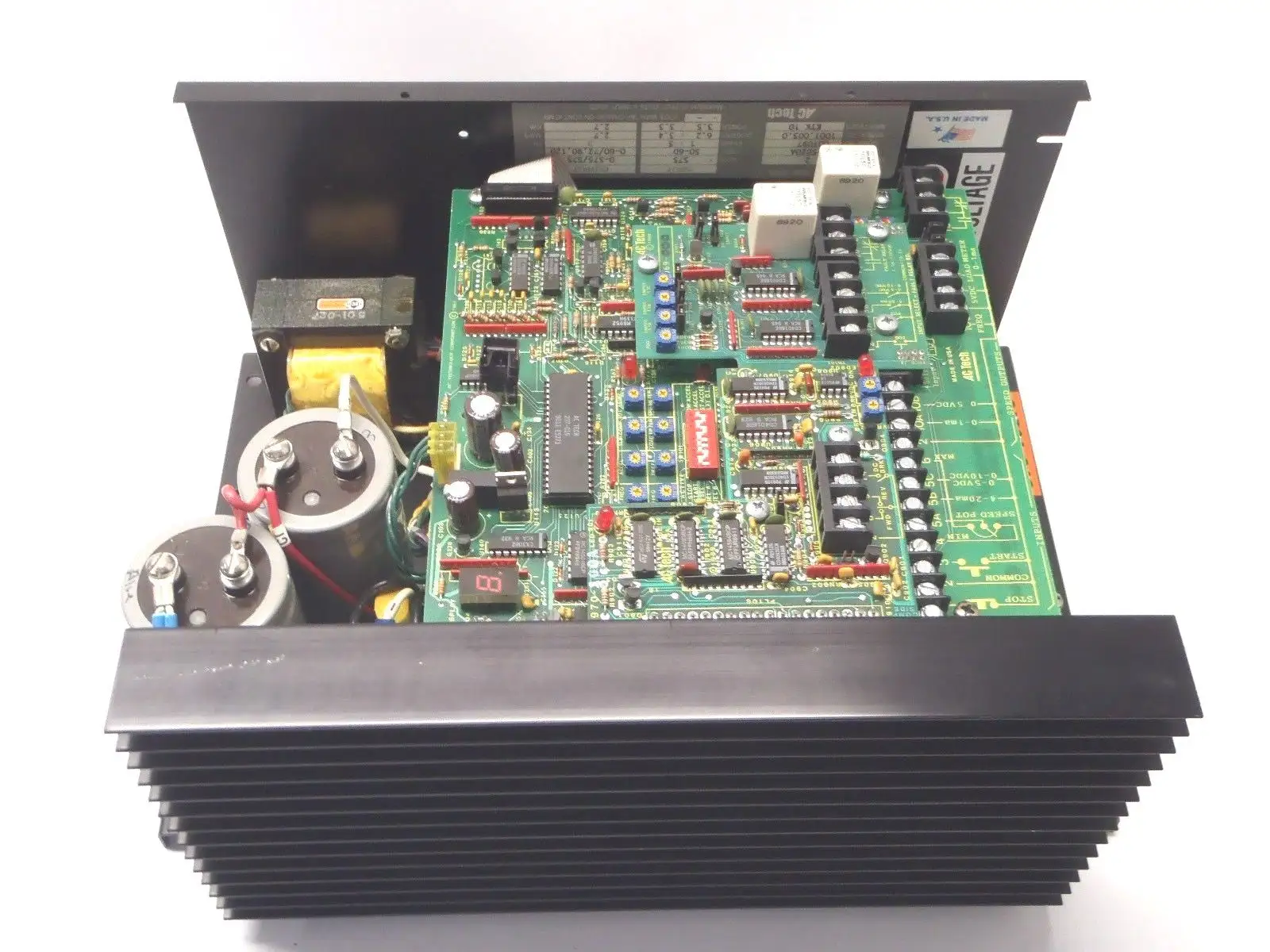 USED AC TECHNOLOGIES VARIABLE SPEED AC MOTOR DRIVE 2 HP 575V 3 PH