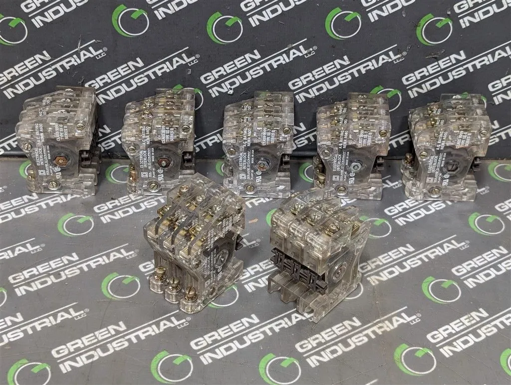 Lot of 21 Square D Class 9999 Type SX-7 Electrical Interlocks NEMA A600 Used