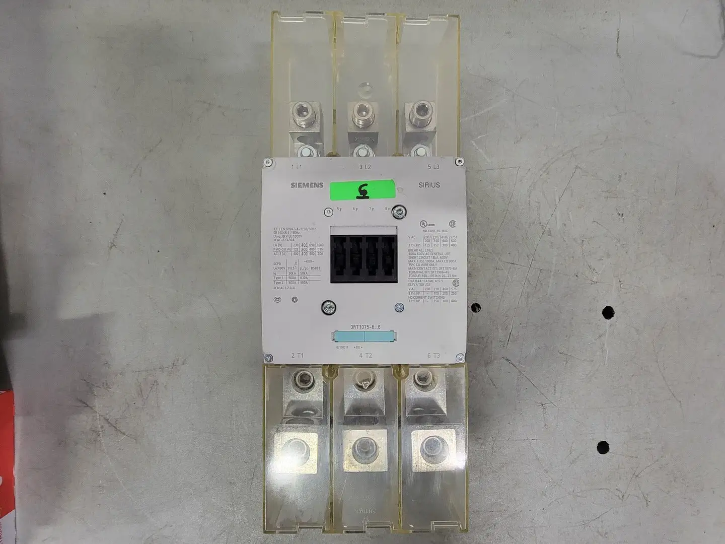 USED SIEMENS 3RT1075-6AF36