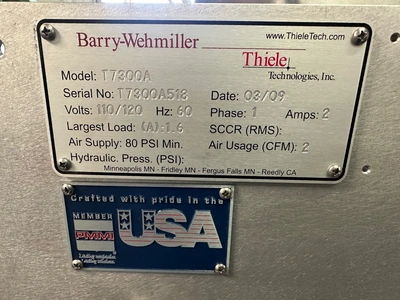 BARRY WEHMILLER T7300A PACKAGING MACHINES | Wheeler Machinery Sales (4)