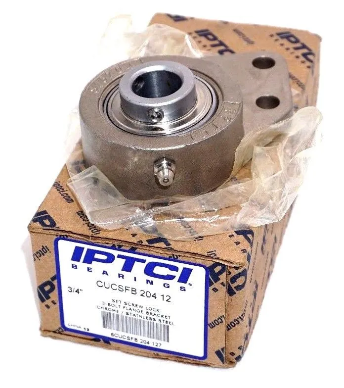 NEW IPTCI 3/4" CUCSFB 204 12 BALL BEARING CUCSFB20412