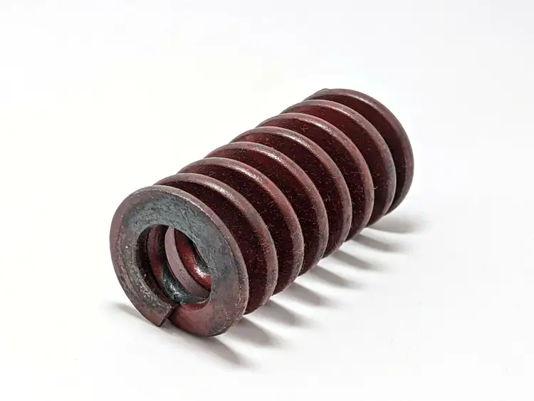 Used ASSOCIATED SPRING RAYMOND RED DIE SPRING 32MM X 2-1/2”, 16MM ROD DIA. Taps & Dies | Maverick Industrial Sales #1102960