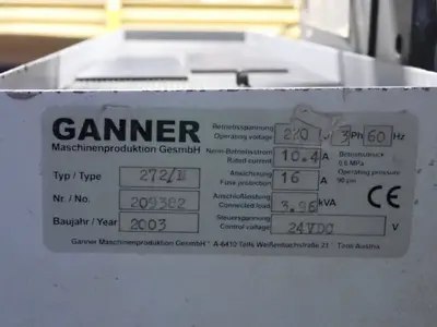 Used 2003 GANNER 272/N Drilling Machines/Hole Boring Machines Ohio US | HGR 24 #904241