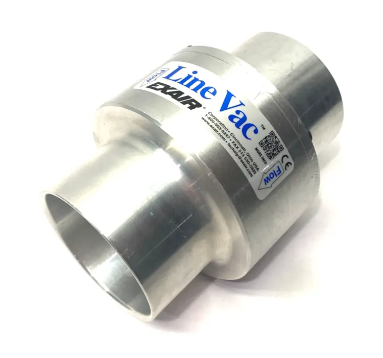 Used EXAIR Aluminum Line Vac 3" Hose ID, 1/2" NPT Air Inlet Pneumatic Conveyors Michigan US | Maverick Industrial Sales #1410860