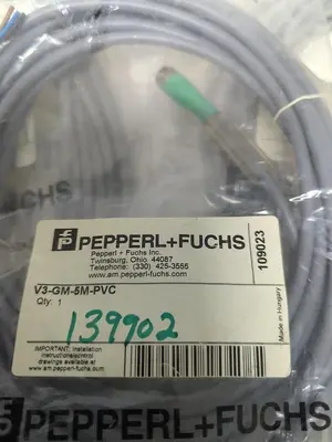 New | in-Stock PEPPERL V3-GM-5M-PVC Cable & Wire | Surplus Asset Holdings #1206716