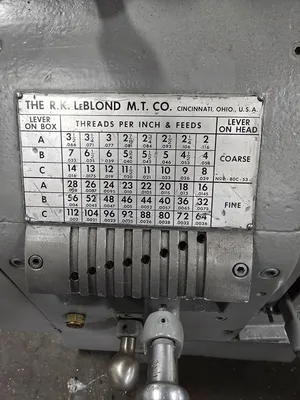 LEBLOND 19" REGAL Lathes, Engine | Machinery Central (4)