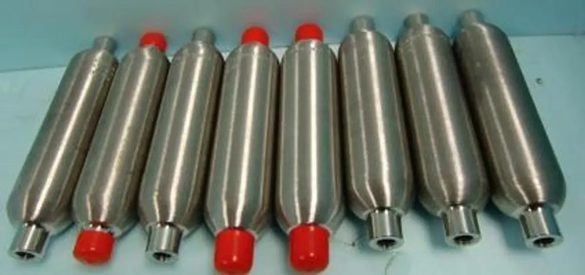 QTY. 8. SWAGELOK SAMPLE CYLINDER 150 ML PRESSURE B...