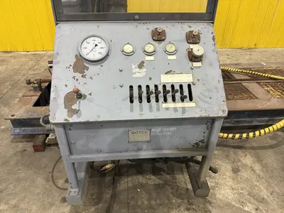 12" GOTCO MODEL #FT-80-2145 PIPE BUCKING MAKE-UP & BREAKOUT DOWNHOLE PIPE TORQUE MACHINE: YOBRO #24411