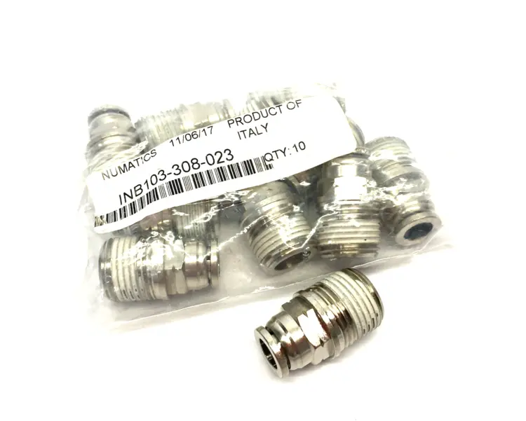 New | in-Stock Numatics Push-to-Connect Straight Male Fitting Parts (Hydraulics and Pneumatics) Michigan US | Maverick Industrial Sales #1399916