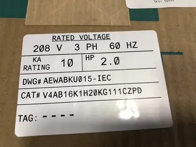 USED SIEMENS V4AB16K1H20KG111CZPD