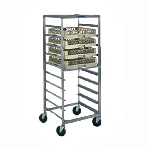 Lakeside 198 Glass Transport Cart w/ 10 Rack Capacity