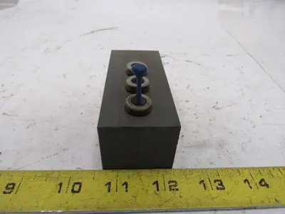 AVS Romer V 43-0077-12.ZF Composite Pneumatic Manifold Block From a L3030 Laser