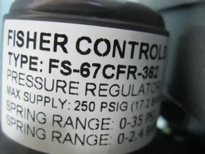 1" Fisher Baumann SS Sanitary Control Valve DVC6010F Fieldbus Positioner NEW F10